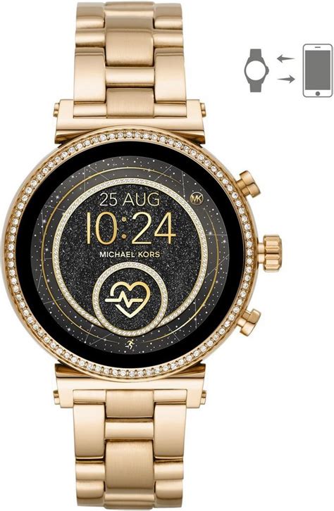 michael kors smartwatch sofie charger|Michael Kors touchscreen smartwatch.